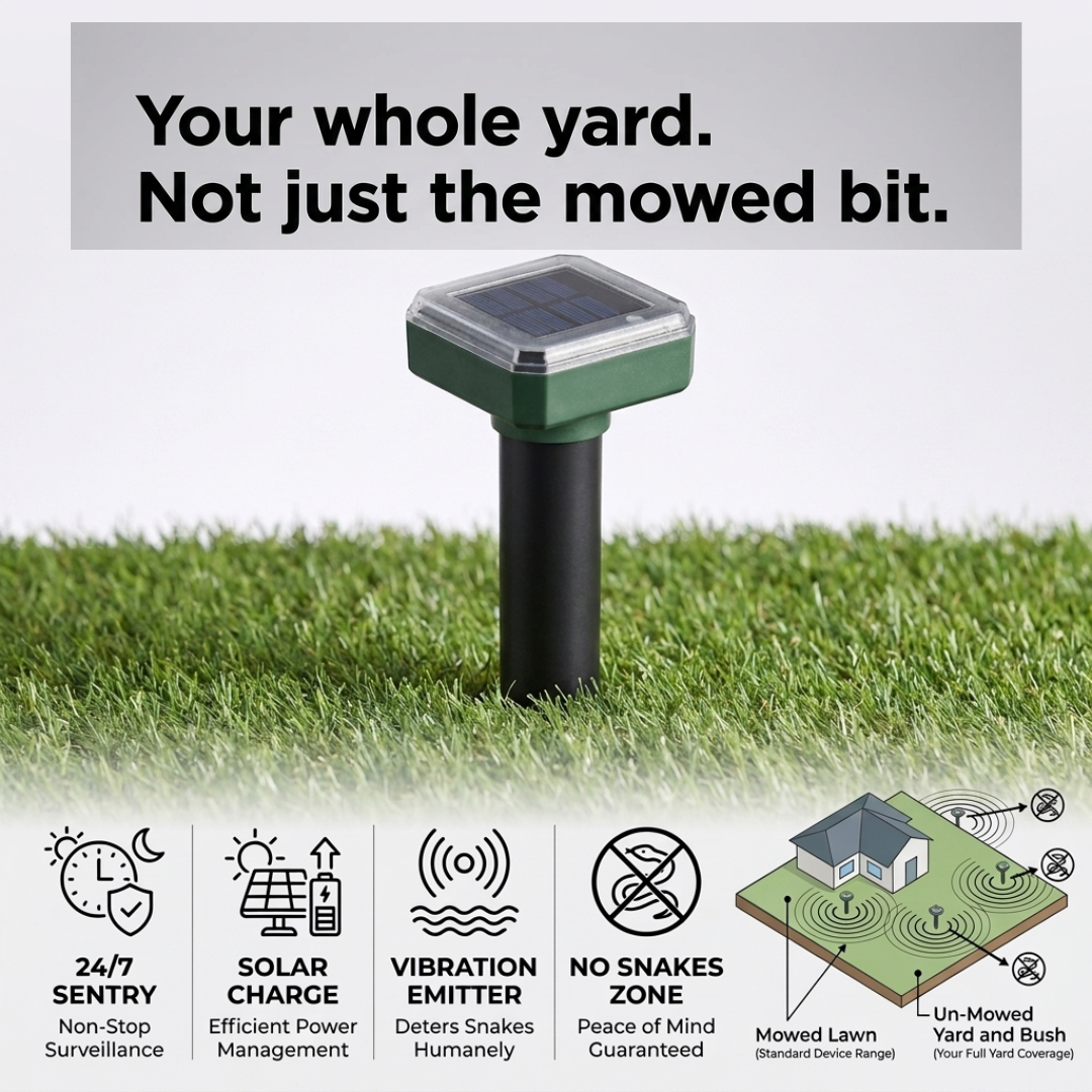 Ground™ Solar Snake & Rodent Repeller Stakes | Pack x 2