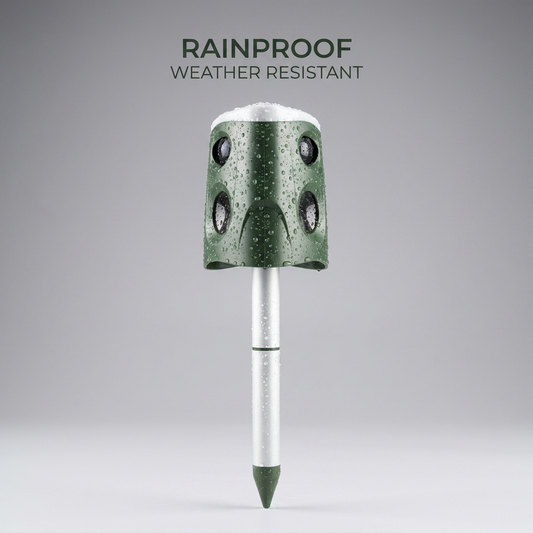 Patrol360™ Solar & Animal Repeller — 360° Coverage