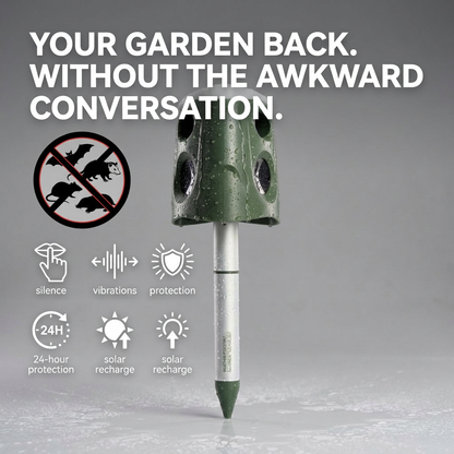 Patrol360™ Solar & Animal Repeller — 360° Coverage